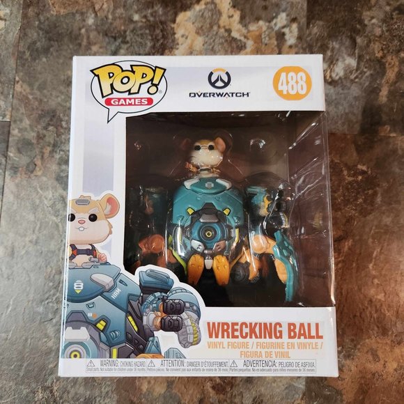 Funko Pop Overwatch Wrecking Ball 488 (6-inch) - Picture 1 of 6